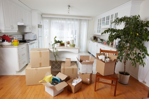Local packing team organising a move in Kennington