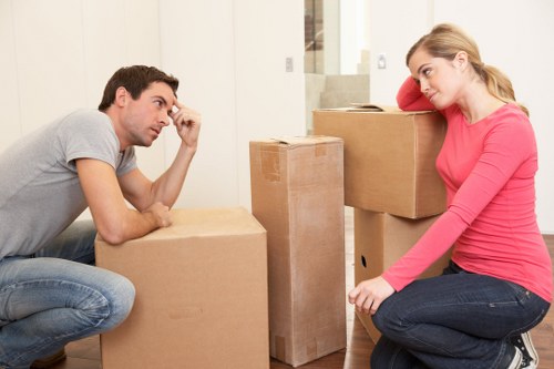 Local furniture removal support for a flat with narrow stair access in Kennington