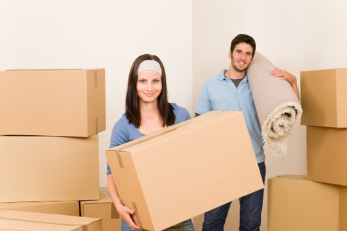 Movers organizing a local relocation in Kennington